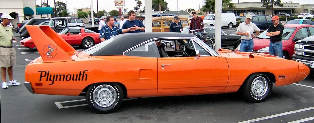 The 1970 Plymouth Road Runner Super Bird is my favorite Muscle Car