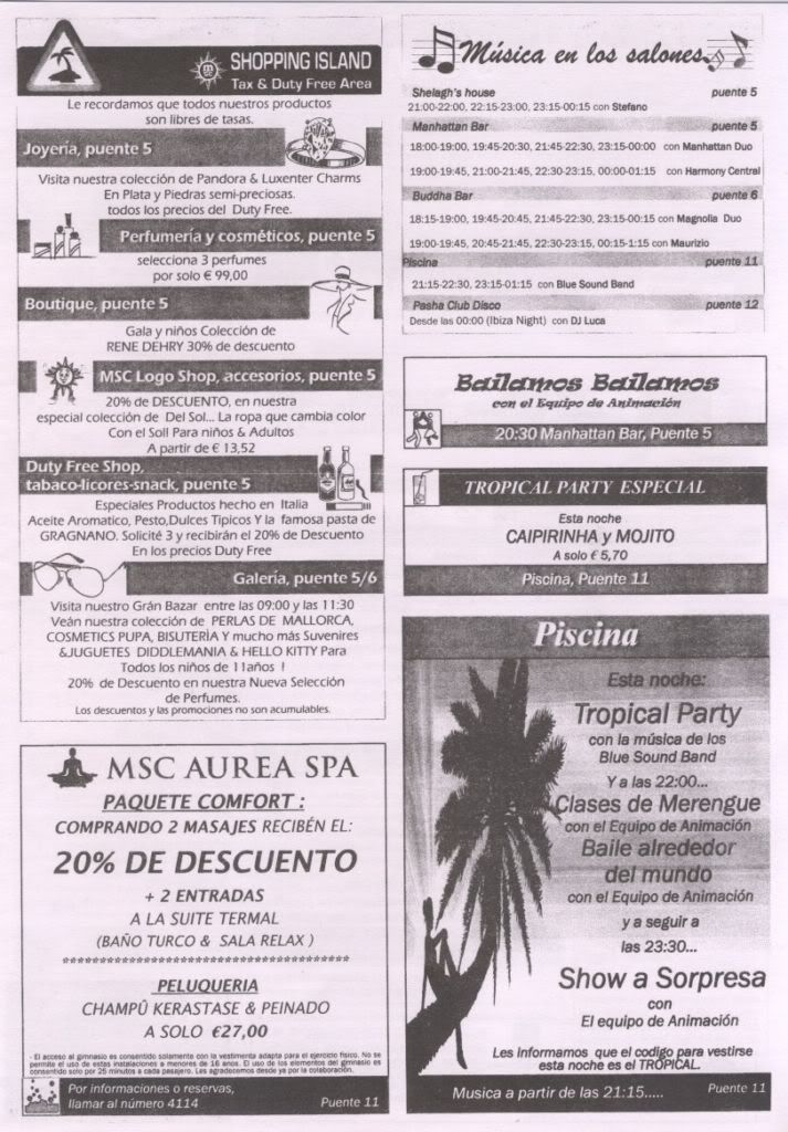 MSC SINFONIA (HISTORICO) - Foro Cruceros por el Mediterráneo