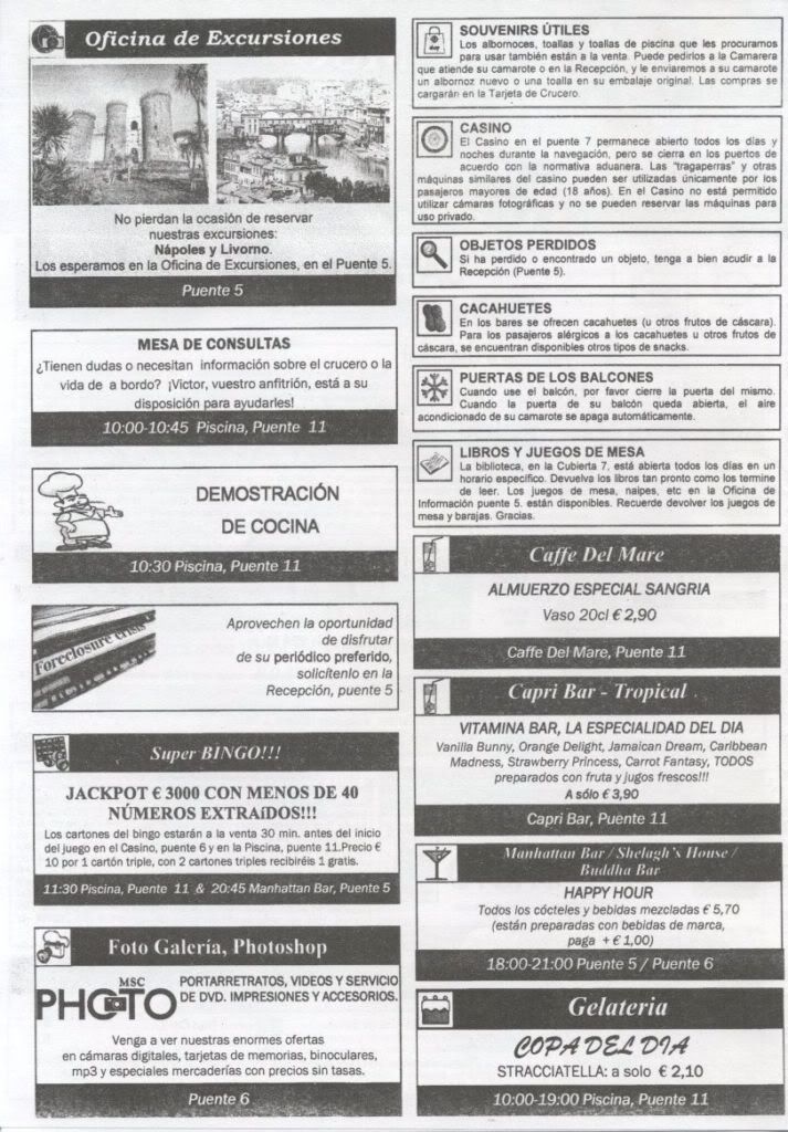 MSC SINFONIA (HISTORICO) - Foro Cruceros por el Mediterráneo