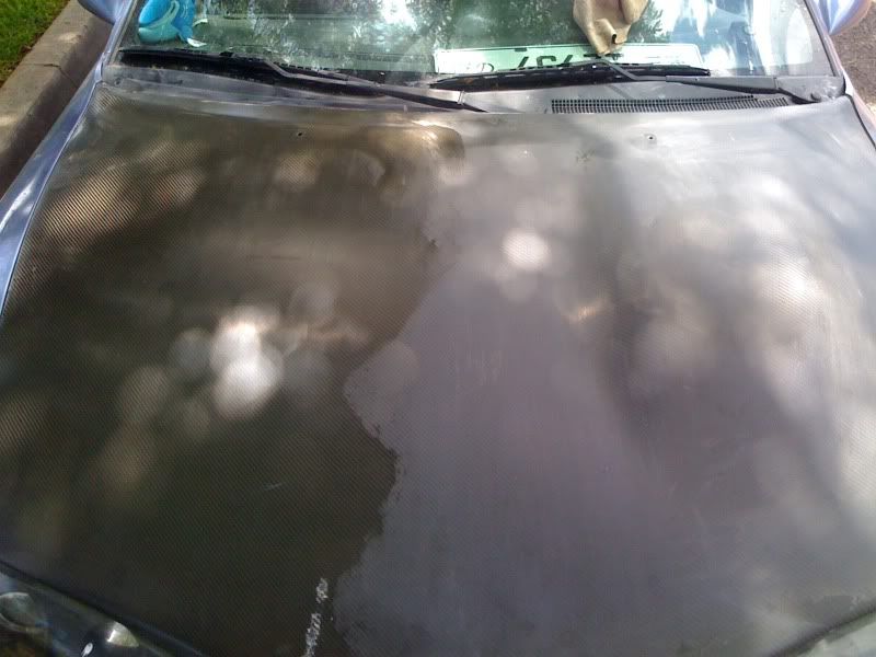 DIYFix fading Carbon fiber hoods without reclearcoating DSMtuners