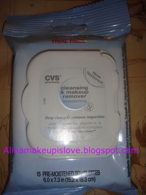 CVS Cleansing and Makeup Remover Towelettes Rave