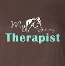 ThePaintingPony.com My Horse is my Therapist t shirts
