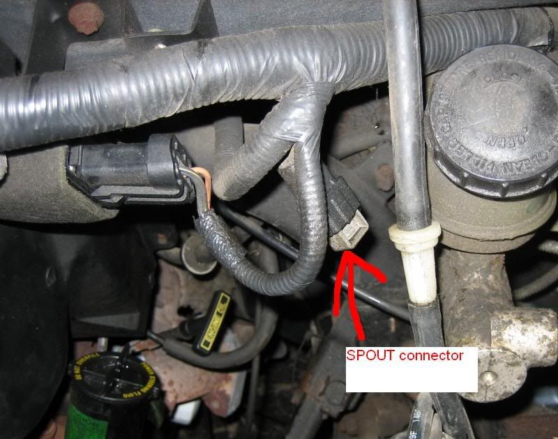 93 ford ranger in-line spout connector