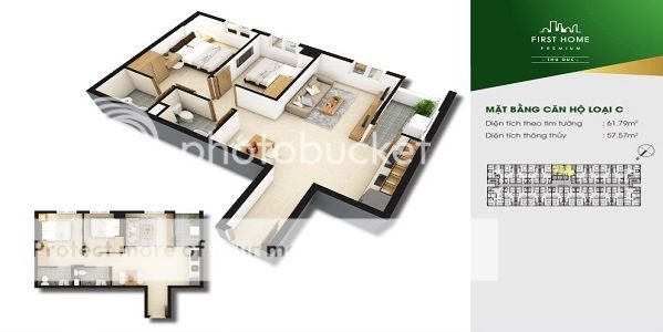 Căn Hộ First Home Premium Thủ Đức 3PN 69.02m2