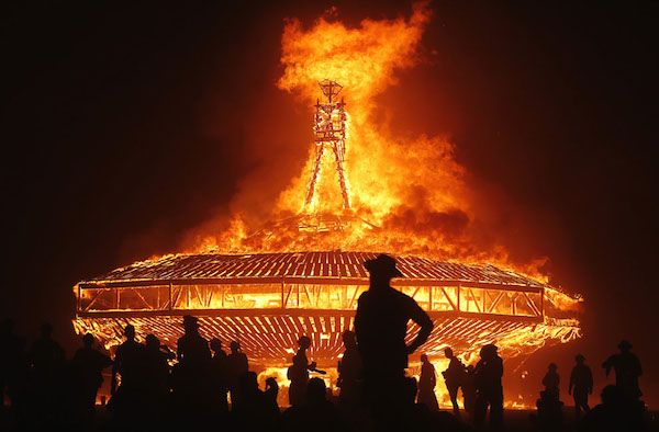 Burning Man Closed Further Notice Due to Rain 