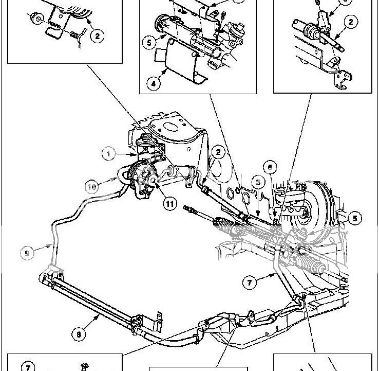 1996 Ford explorer steering rack removal #9
