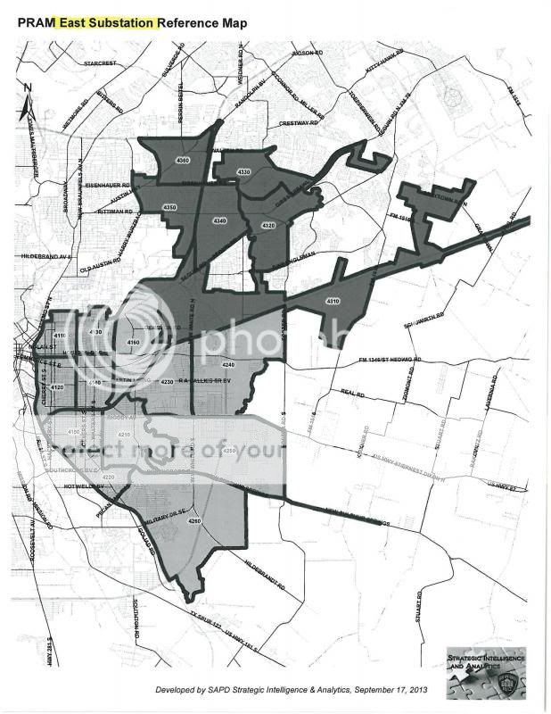 New SAPD Substation Districts (West: 2014, neighborhood, best) - San ...