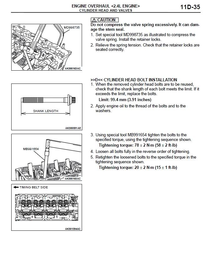 torque specs please EvolutionM Mitsubishi Lancer and Lancer