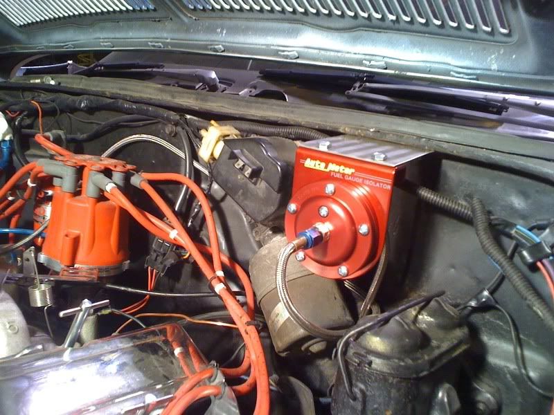 26 Gauge Wire >> where to mount mechanical fuel pressure isolator.. - Chevelle Tech 26 Gauge Wire >> where to mount mechanical fuel pressure isolator.. - Chevelle Tech