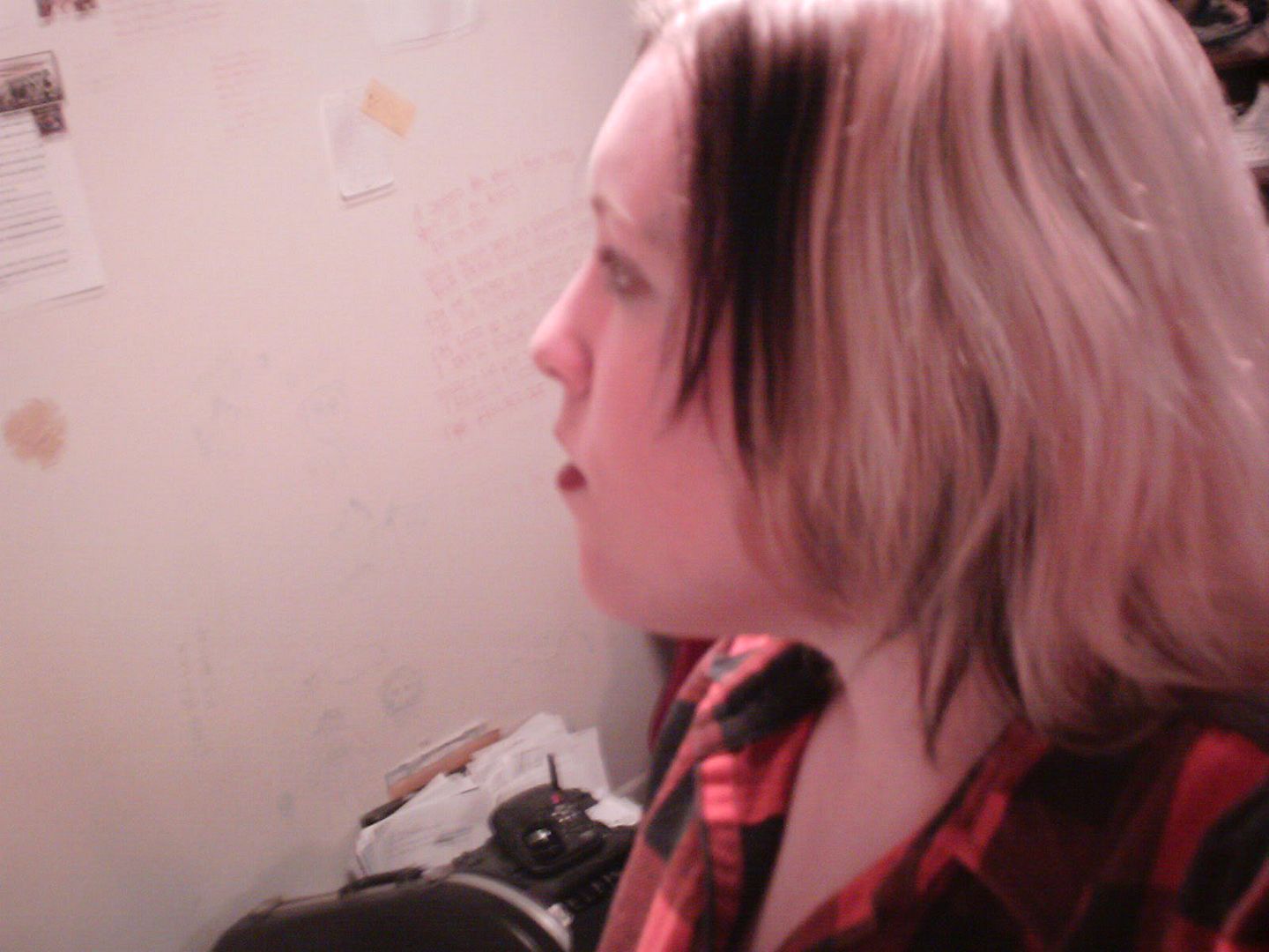 so this is a weird picture but you can see the blond here
