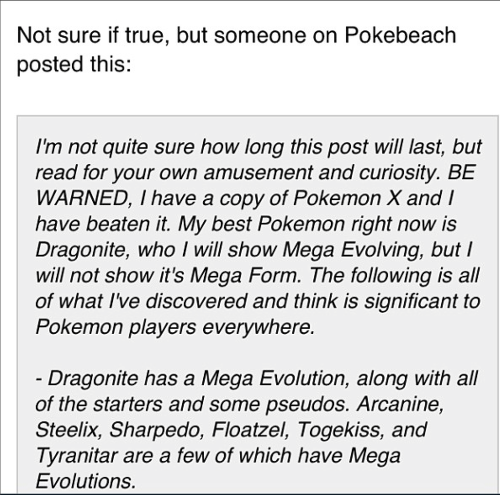 [PokeCommunity.com] False Spoilers and Leaks