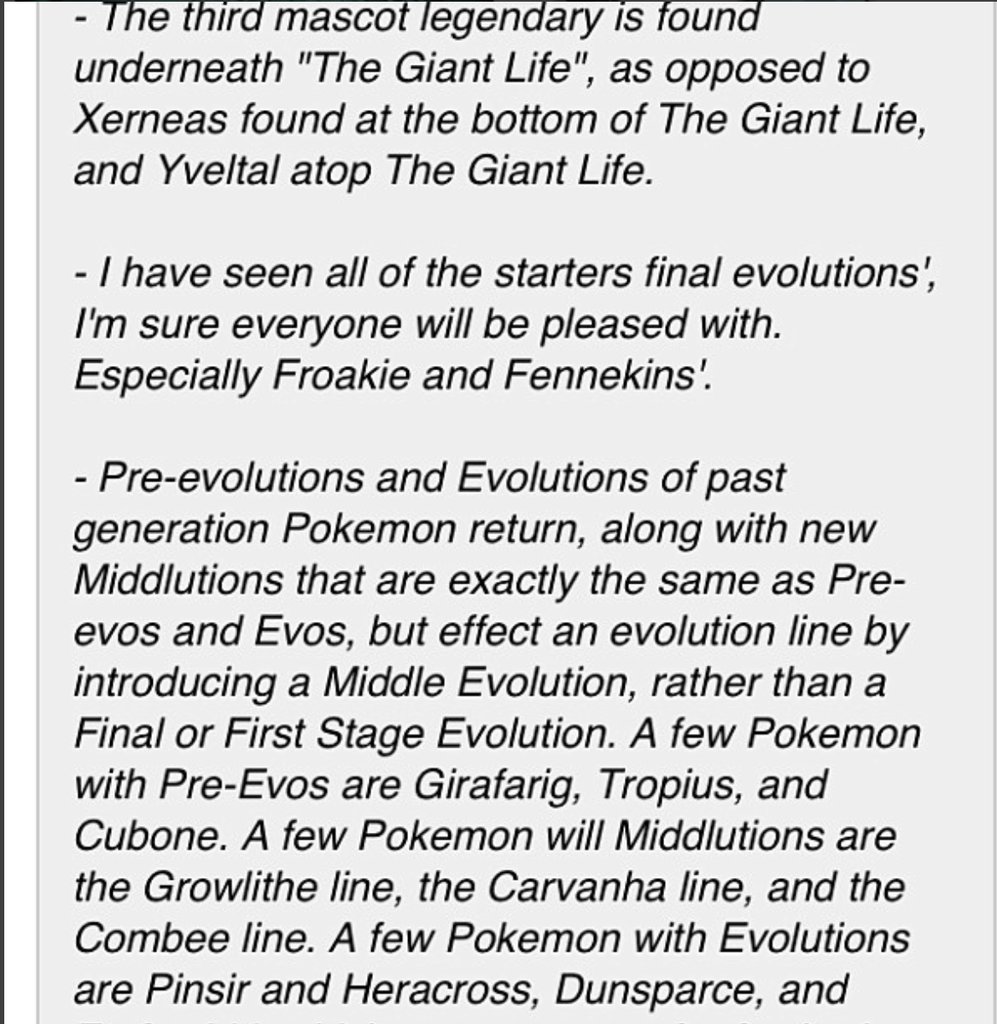 [PokeCommunity.com] False Spoilers and Leaks