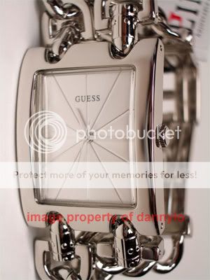 NEW ORIGINAL GUESS SILVER DOUBLE CHAIN BRACELET WATCH G75916L NEW IN