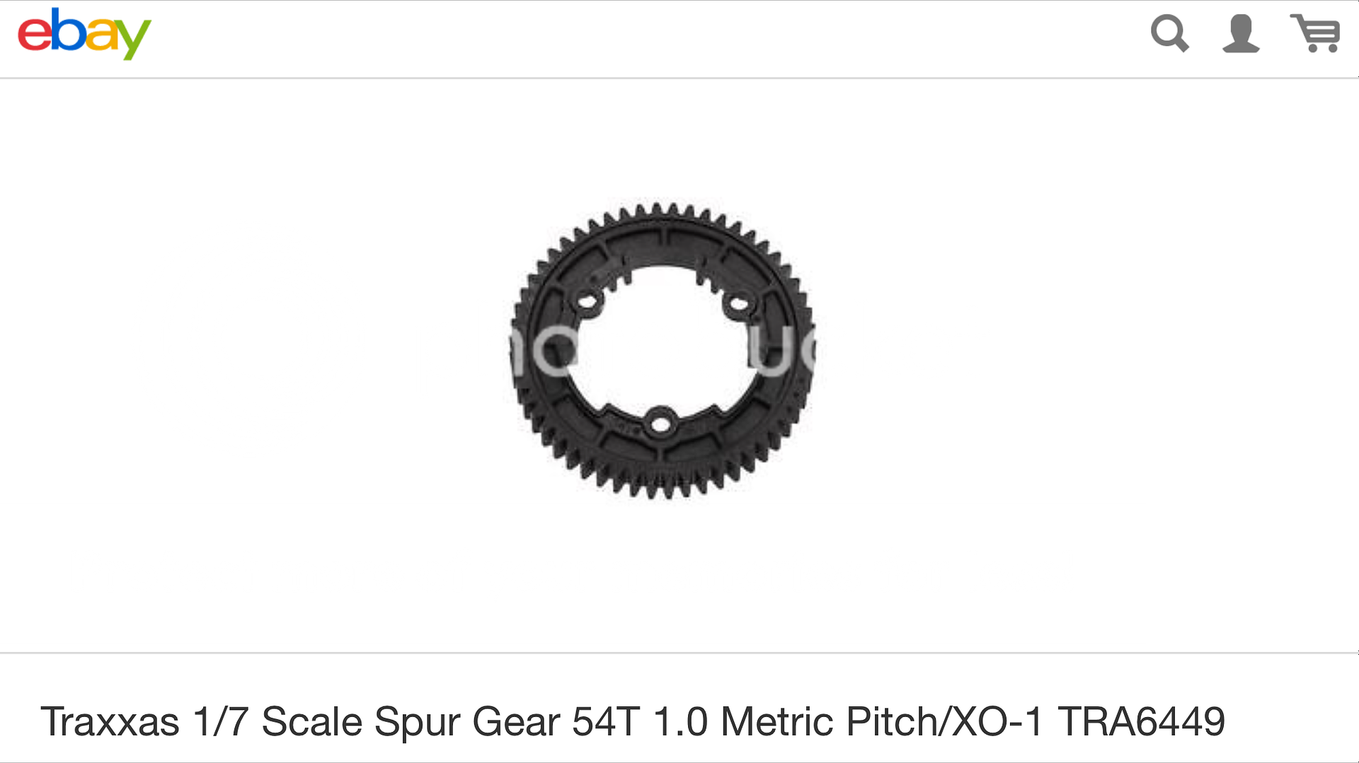 1.0 Metric Pitch TRA6449 Traxxas 6449 54-T Spur Gear Hobbies Toys ...
