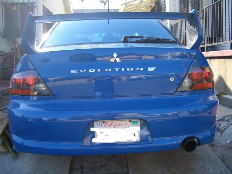 painted my evo 8 tail lights today - EvolutionM - Mitsubishi Lancer and ...