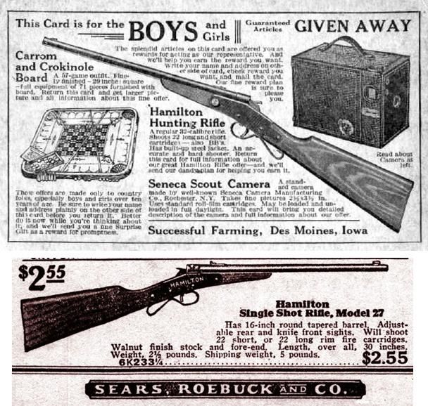 schematic for hamilton rifles