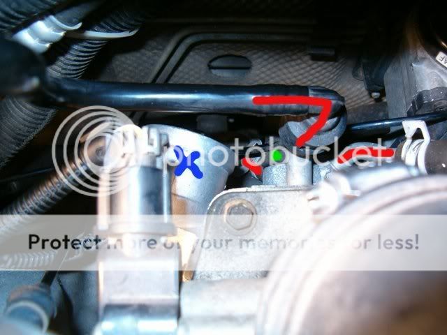 2005 Ford focus idle air control valve location #8