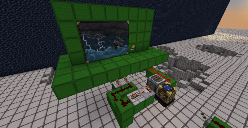 Minecraft Painting Door